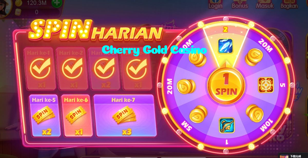 Cherry Gold Casino casino presented on mobile device in Pakistan with slots and live games